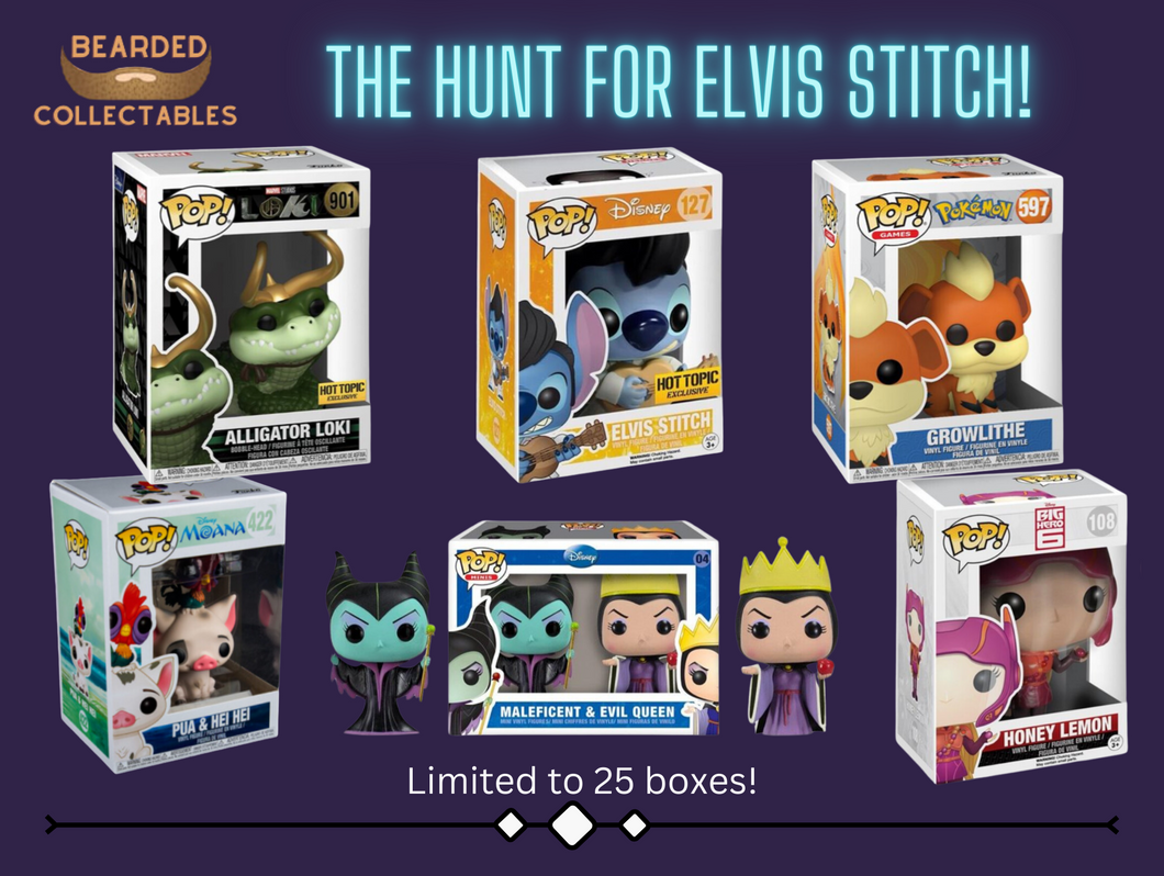 The Hunt For Elvis Stitch Funko Pop Who Knows What Boxes!
