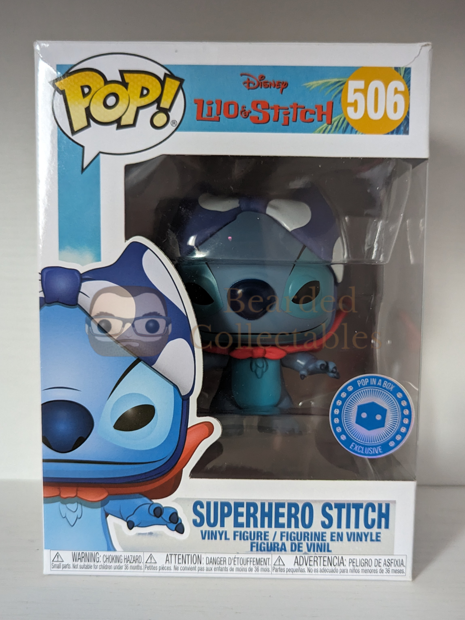 Superhero Stitch Funko Pop Bearded Collectables
