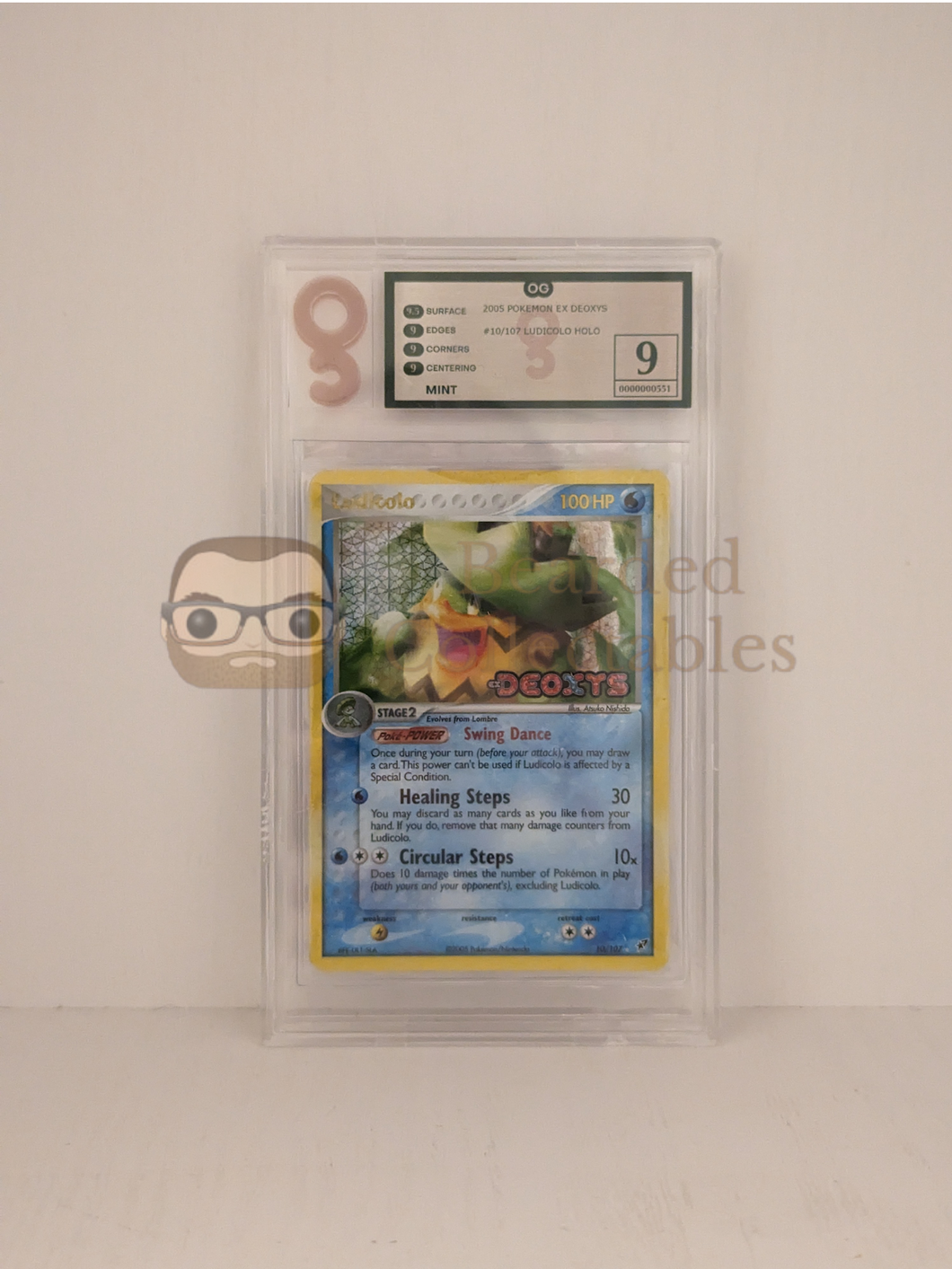 Ludicolo Reverse Holo Graded Pokémon Card