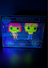 Load image into Gallery viewer, Blacklight Steve &amp; Robin 2 pack Funko Pop!
