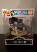 Load image into Gallery viewer, Stitch with ducks deluxe Funko Pop!
