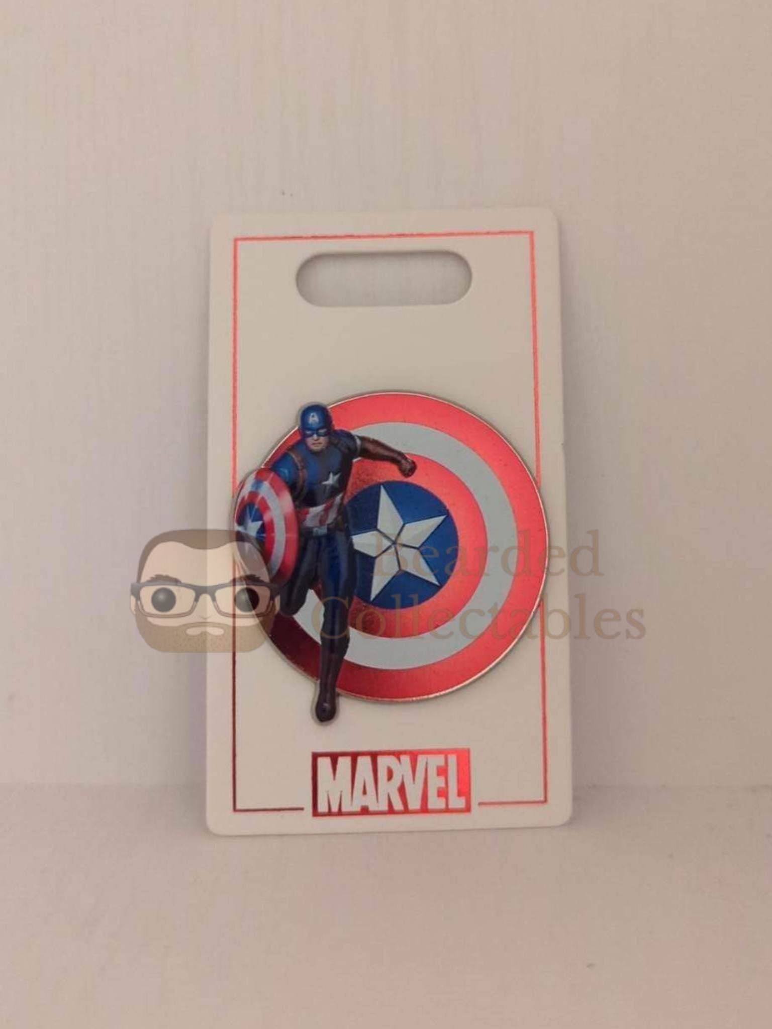 Captain America Pin – Bearded Collectables