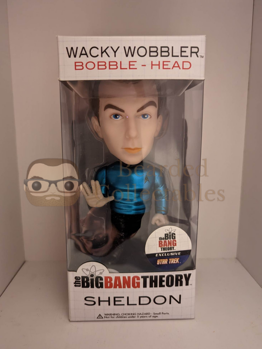 Metallic Chase Sheldon Cooper Funko Wacky Wobbler