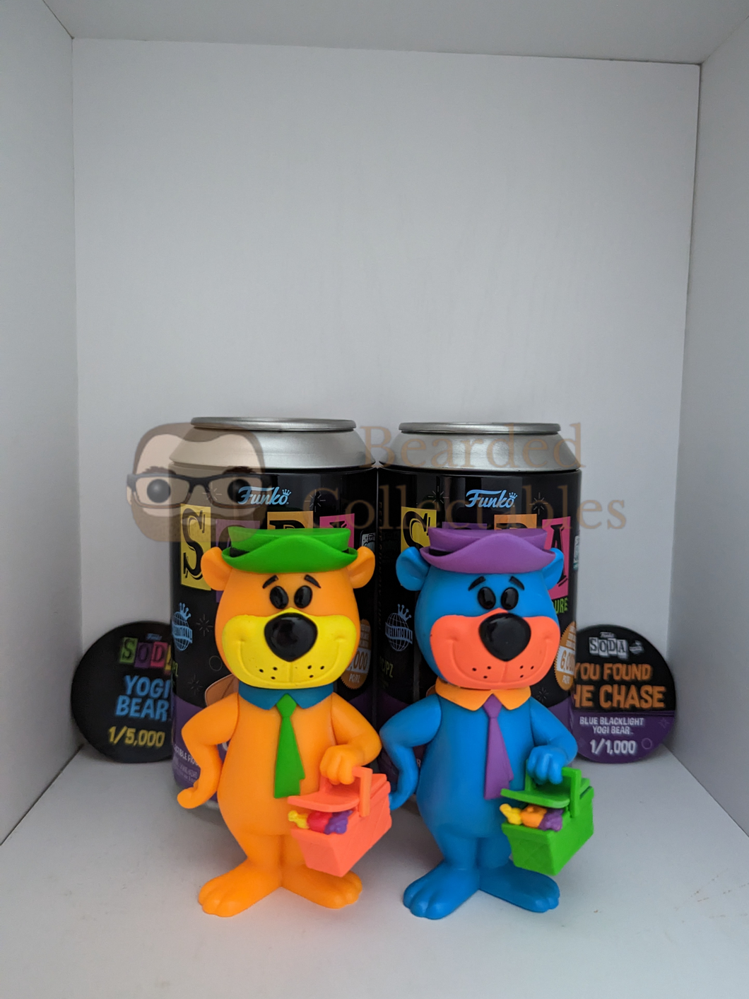 Blacklight Yogi Bear Funko Soda Set